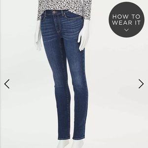 Ann Taylor Loft Curvy Skinny Jeans size 12